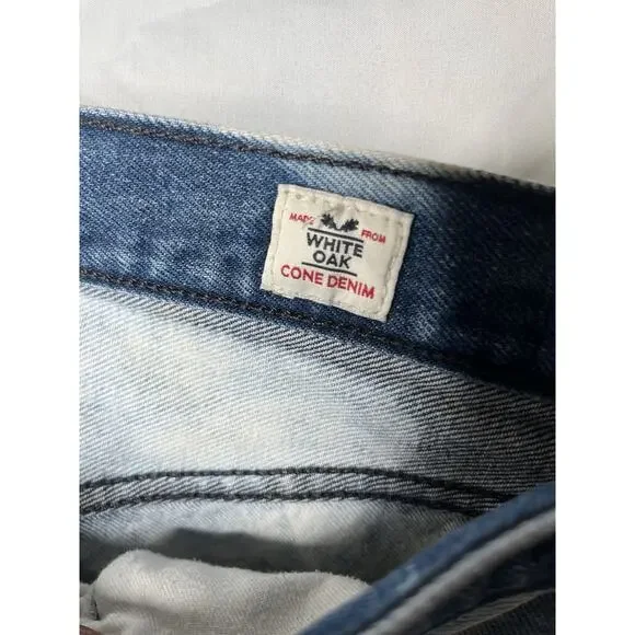 Levis 501 Button Fly Jeans White Oak Cone Denim Acid Wash Tag Size 32/30 - Picture 8 of 11